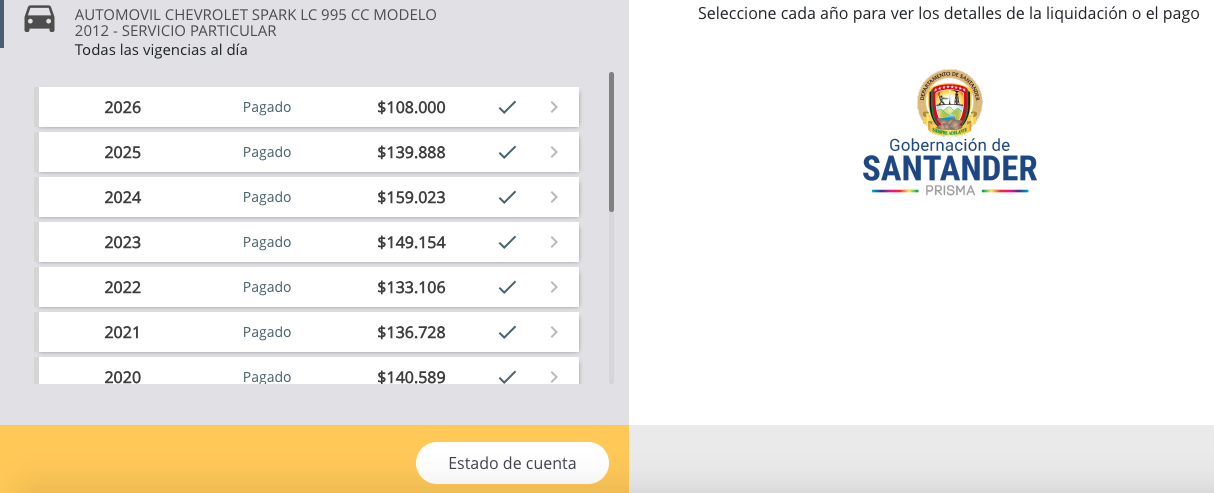 Pago de impuestos en línea